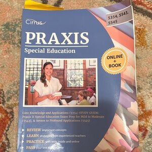 Praxis Special Education Book - Blue Cover